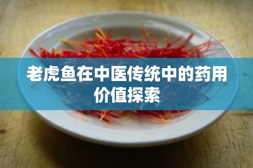 老虎鱼在中医传统中的药用价值探索