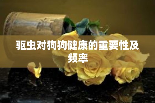 驱虫对狗狗健康的重要性及频率