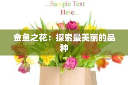 金鱼之花：探索最美丽的品种