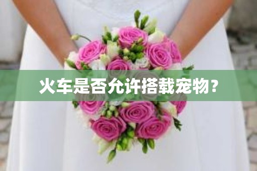 火车是否允许搭载宠物？