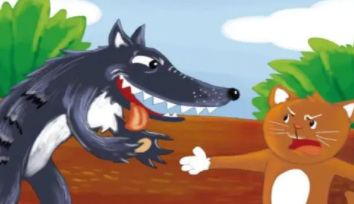 大灰狼和小猫咪的故事（大灰狼和小狗和猫的故事）
