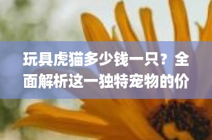 玩具虎猫多少钱一只？全面解析这一独特宠物的价格因素